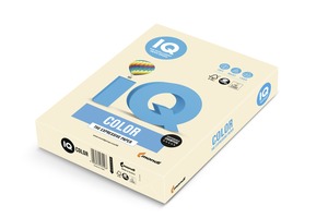 Fénymásolópapír, színes A/3 80 g, 500 lap/csomag IQ Color pasztell krém