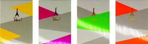 Öntapadó jegyzettömb 76x102 mm 30 lap M&G "Paris" neon színek