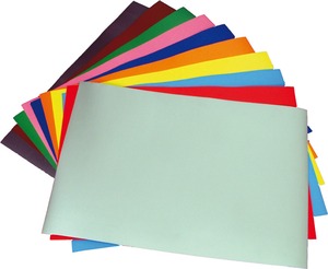 Dekorációs karton, 2 oldalas 50x70 cm 200 g, 25 ív/csomag T-Creativ fekete